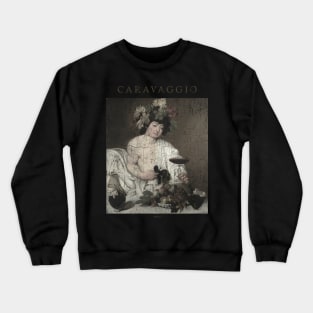 Bacchus Caravaggio distressed style Crewneck Sweatshirt